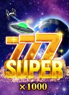 Super 777 golden sevens with flying saucer